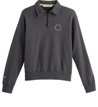 New Balance x TOKYO DESIGN STUDIO Cordura French Terry Quarter Zip Polo Shirt Asia Sizing 'Magnet' UT45171-MGT
