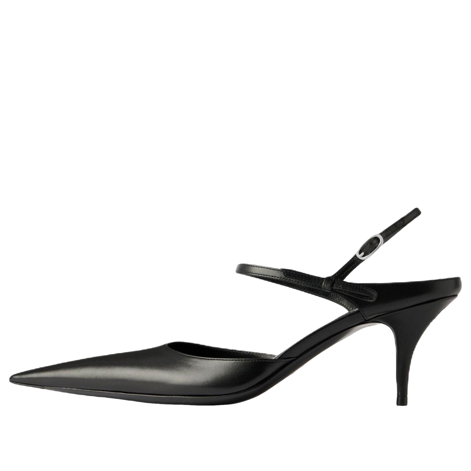 (WMNS) Balenciaga Avenue Bow Slingback 'Black Silver' 865844WBDH51081