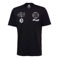 Converse Multi Logo T-Shirt Asia Sizing 'Black' 10008080-A01