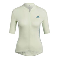 (WMNS) adidas The Short Sleeve Cycling Jersey Asia Sizing 'Green' H65313