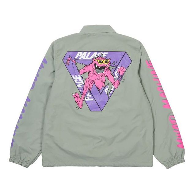PALACE x M-Zone Crossover Small Devil Tri-Ferg Pattern Long Sleeves Jacket Gray P20JK118