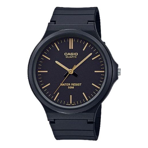 Men's ( Business ) CASIO YOUTH Minimalistic Business Casual Classic Series Large waterproof Watch Mens Black Analog MW-240-1E2