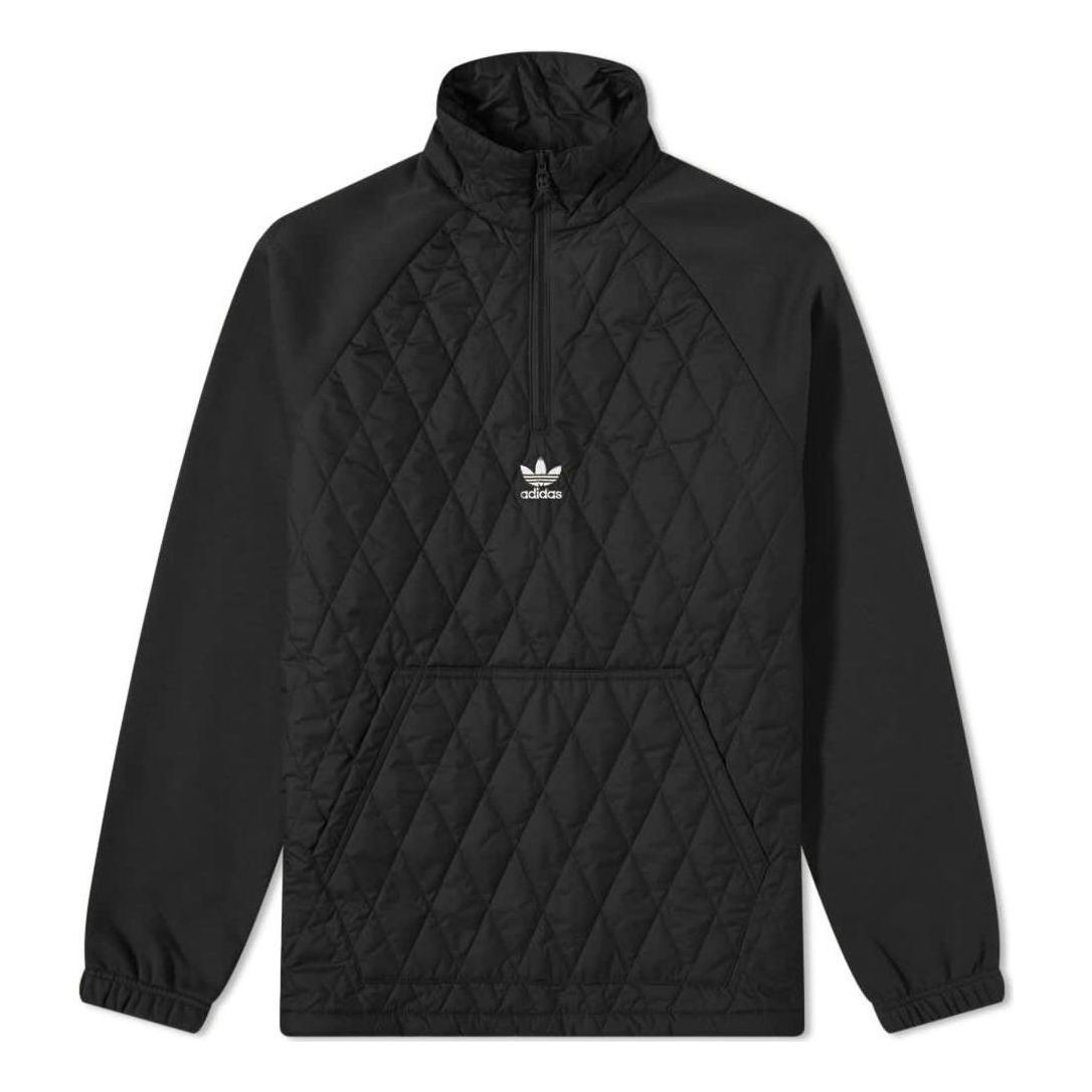 adidas originals Quilted Half Zip Sweat Logo H11437
