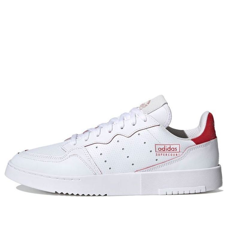 adidas Supercourt 'Cloud White Scarlet' FU9741