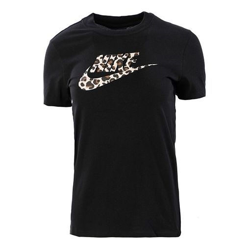 (WMNS) Nike Sportswear Nike Sportswear PRNT PACK SS Tee Black CW2499-010