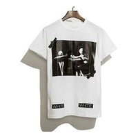 Off-White C O VIRGIL ABLO OW Painting Short Sleeve 'Black White' OW-SS18-043