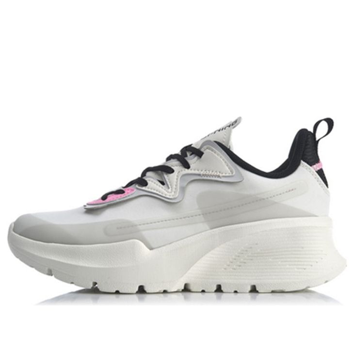 (WMNS) Li-Ning Soft 'White Black Pink' ARHQ062-1