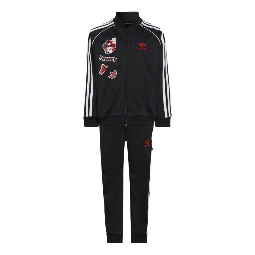 (GS) adidas Disney Mickey and Friends SST Set Asia Sizing 'Black' HB9534