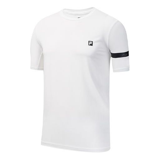 FILAATHLETICS Sports Training Round Neck Short Sleeve White A11M021102F-WT