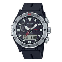 CASIO Waterproof Sports Shockproof Solar Powered Mens Black Analog/Digital Combo PRW-6800-1JF