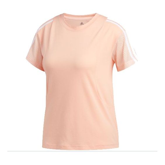 (WMNS) adidas Training Round Neck Pullover Short Sleeve Pink EA3359