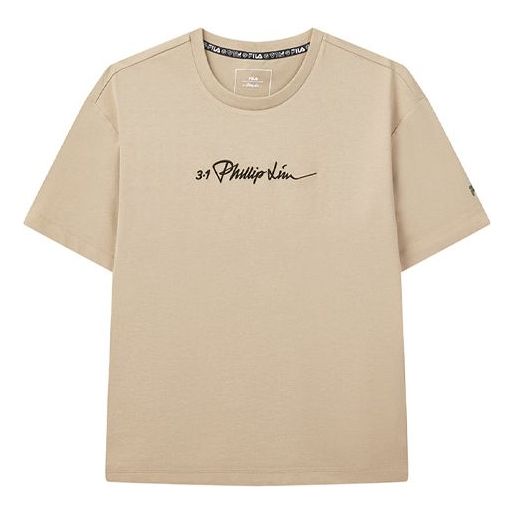 (WMNS) FILA x 3.1 Phillip Lim FILA Short Sleeve Cozy Short Sleeve F11W036106F-LK