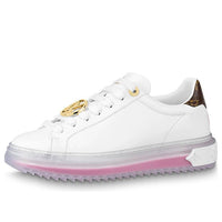 (WMNS) LOUIS VUITTON Time Out Sneakers 'White Pink Gold' 1A8NFR