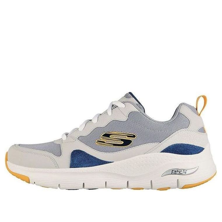 Skechers Arch Fit Sport 'White Gray Yellow' 232204-GYMT