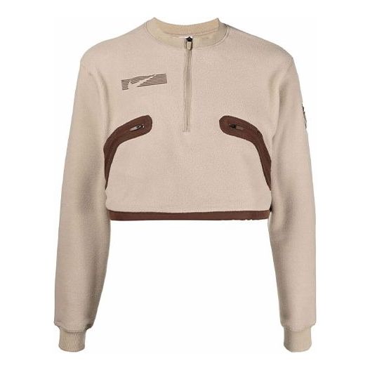 Nike x Travis Scott NRG Pullover Cropped Top 'Tan' DM1287-004