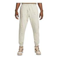 Nike Sportswear Club Printed Basketball Jogger Pants 'Light Bone' DV9611-072