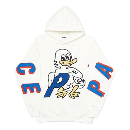 PALACE Cartoon Alphabet Printing Unisex White PAL-FW19-03