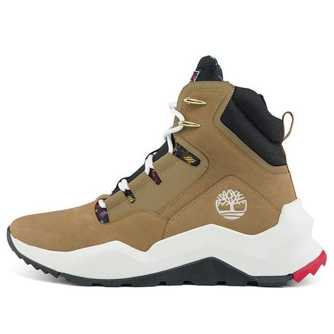Timberland Madbury Side Zip Wide Fit Sneaker Boots 'Tan Nubuck' A2PTYW