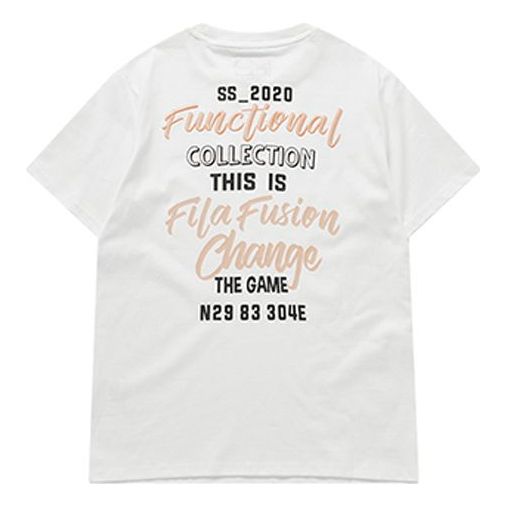 (WMNS) FILA FUSION Breathable Short Sleeve White T11W023105F-WT