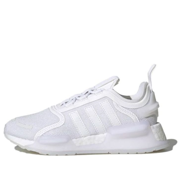 (GS) adidas originals NMD_V3 'Triple White' GX5739