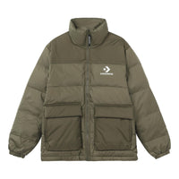 Converse Star Chevron Down Jacket Asia Sizing 'Olive Green' 10023755-A04