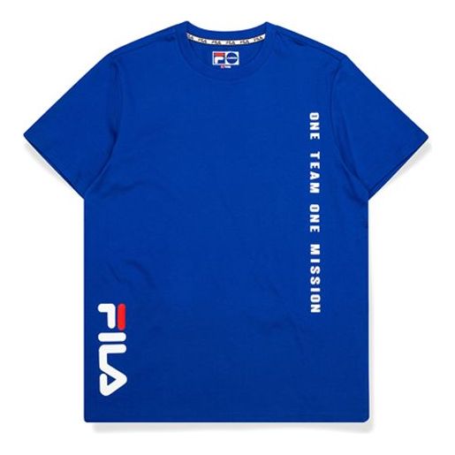 FILA Printing Short Sleeve Blue T11M032106F-DB