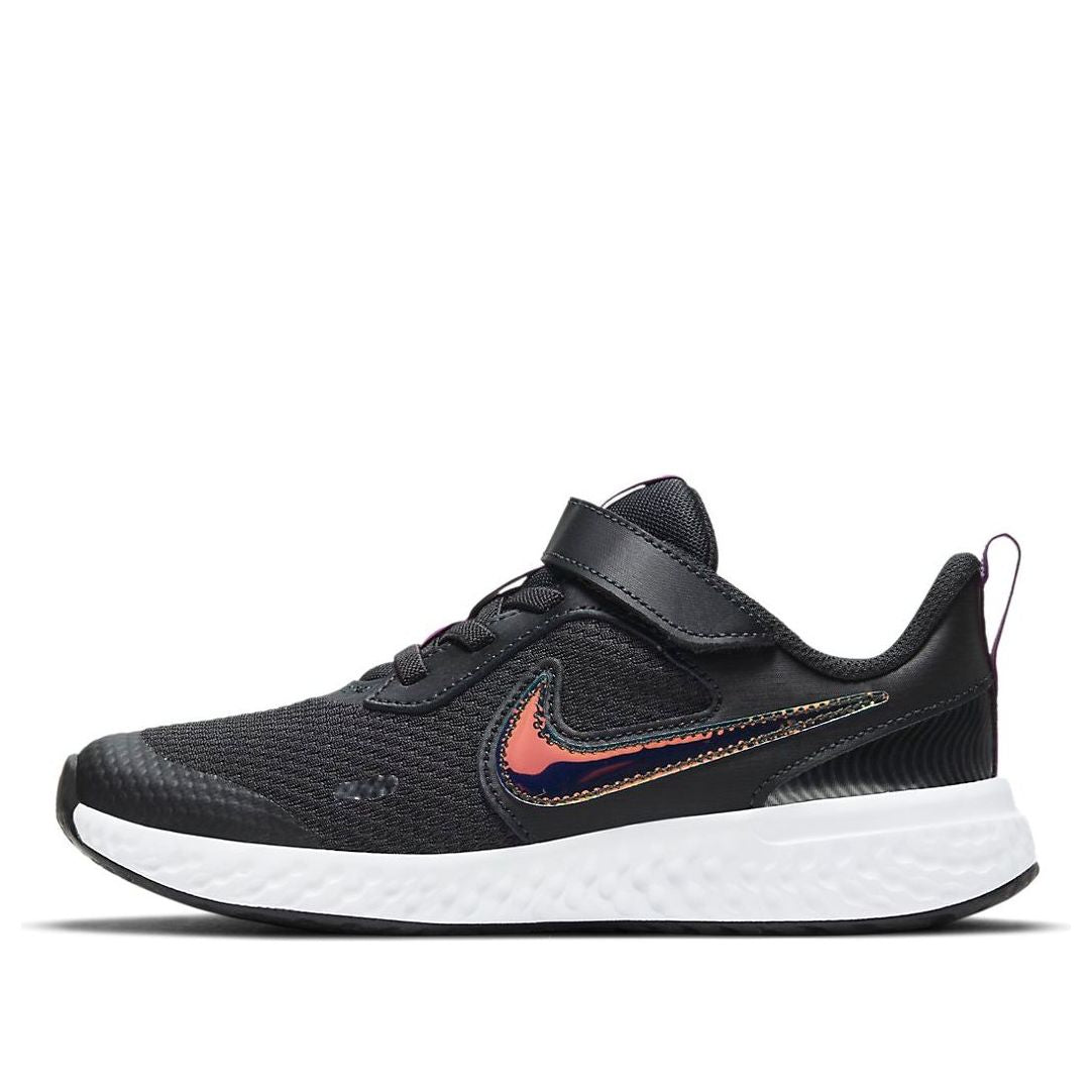 (PS) Nike Revolution 5 SE Power 'Black Iridescent Swoosh' CZ7148-001