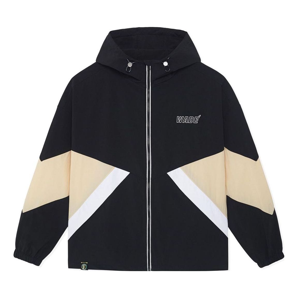 Li-Ning Way Of Wade Logo Color Block Hooded Jacket 'Black White' AFDSC41-1