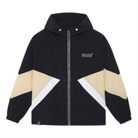 Li-Ning Way Of Wade Logo Color Block Hooded Jacket 'Black White' AFDSC41-1