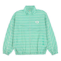 ASICS x 8ON8 Crossover logo Casual Sports Full Print Stand Collar Jacket Couple Style Green 2203A124-300