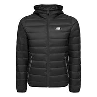 New Balance Sportswear Down Hooded Jacket Asia Sizing 'Black' NP84S821-BK