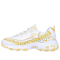 (WMNS) Skechers D'lites 1.0 Shoes 'White Yellow' 149641-WYL