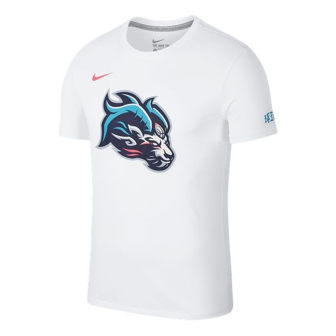 Nike Printing Basketball Sports Short Sleeve White CT3829-100