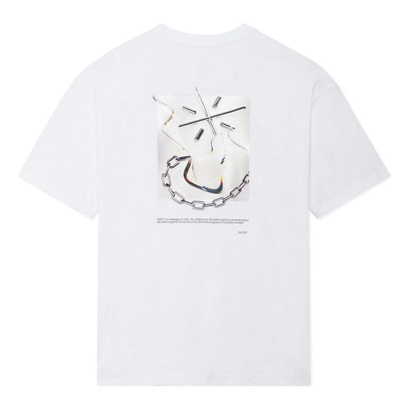 Li-Ning x Glare Way Of Wade Graphic T-shirt 'White' AHSS649-2