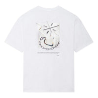 Li-Ning x Glare Way Of Wade Graphic T-shirt 'White' AHSS649-2