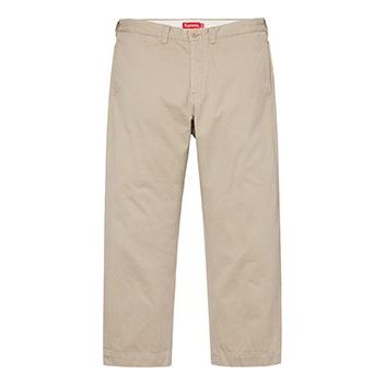 Supreme SS19 Arc Logo Chino Pant Khaki Casual Long Pants Unisex SUP-SS19-521