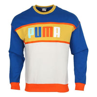 PUMA Casual Round Neck Sports Gray Yellow Blue 530710-05