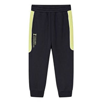 (GS) Under Armour Woven Sport Pants 'Black Yellow' 234108072