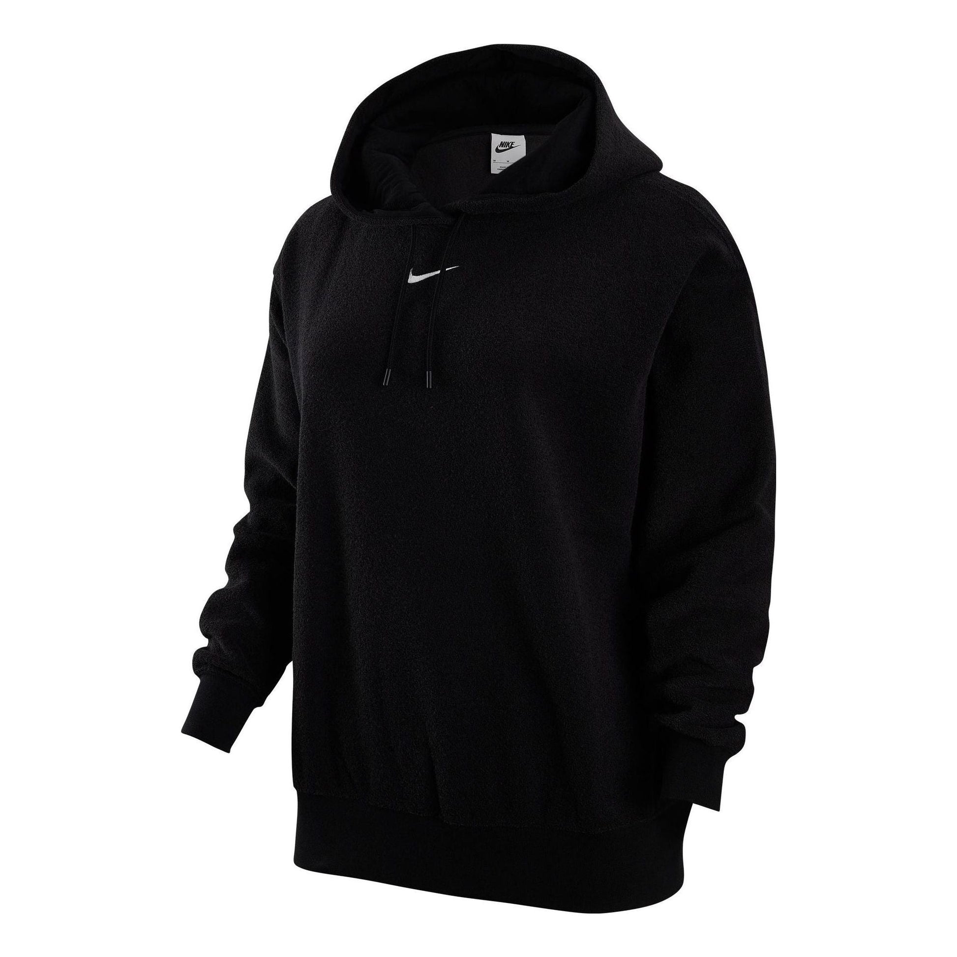 (WMNS) Nike Sportswear Logo Hoodie 'Black' DV7100-010