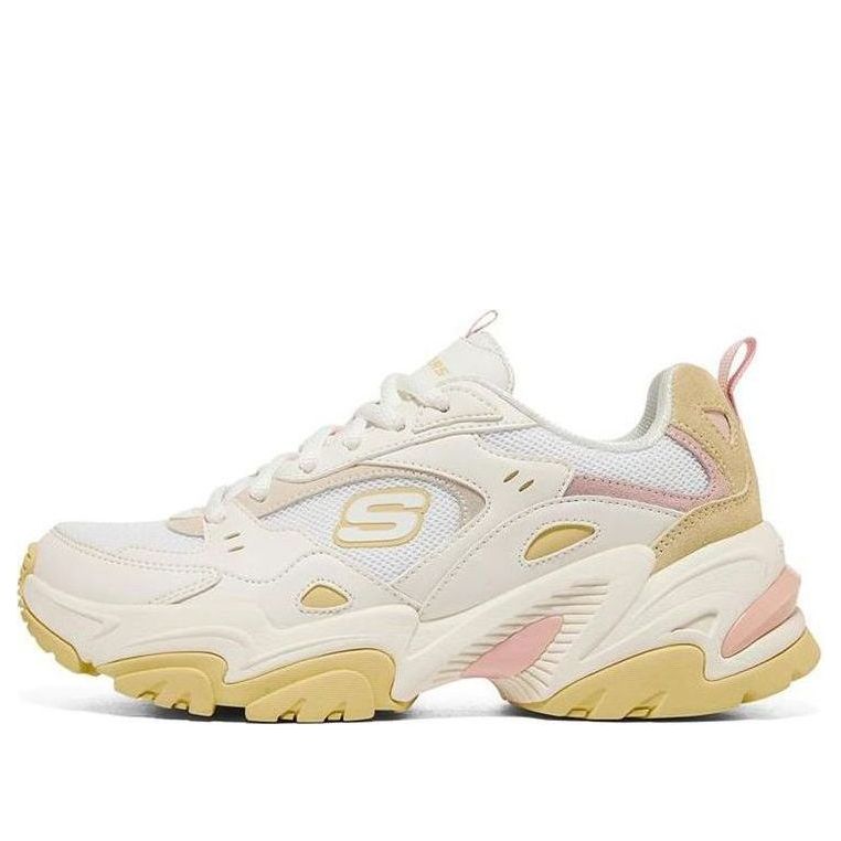 (WMNS) Skechers Stamina V2 'White Yellow' 149916-WMLT