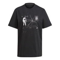 adidas Ub Gfx T Illu 1 Sports Stylish Casual Sports Round Neck Short Sleeve Black GU1752