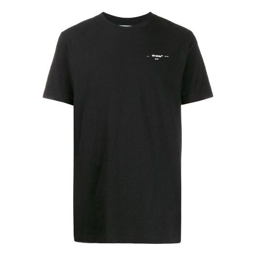 Off-White Patch Arrow Short Sleeve Black OMAA027R201850321091