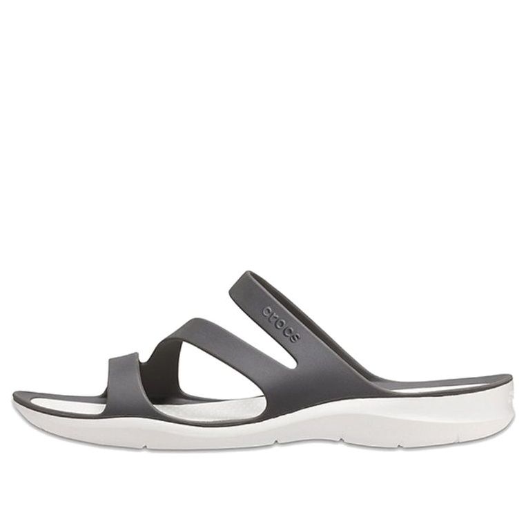 (WMNS) Crocs Sandals 'Grey White' 203998-04D