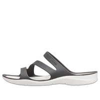(WMNS) Crocs Sandals 'Grey White' 203998-04D