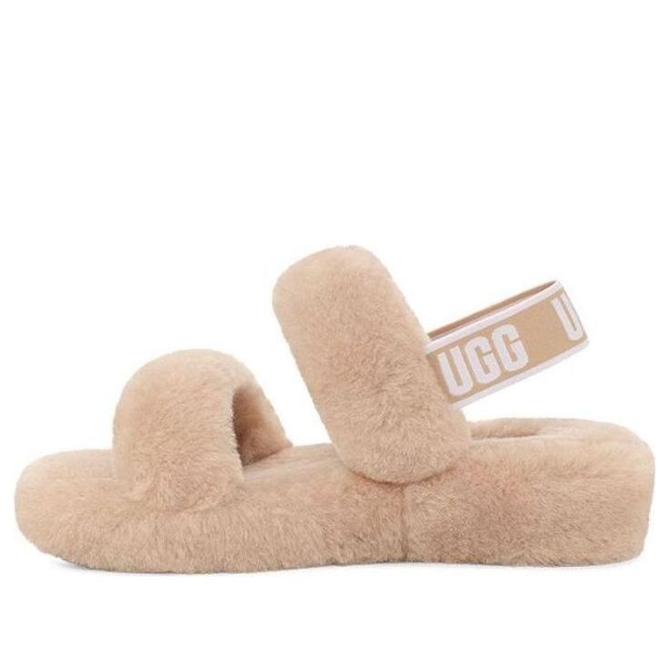(WMNS) UGG Oh Yeah Slide 'Driftwood' 1107953-DRI