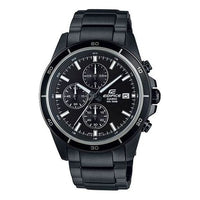 CASIO Quartz Waterproof EDIFICE Stainless Steel Strap Mens Black Analog EFR-526BK-1A1V