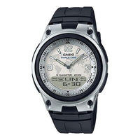 CASIO Waterproof Mens Black Analog/Digital Combo AW-80-7A2Q