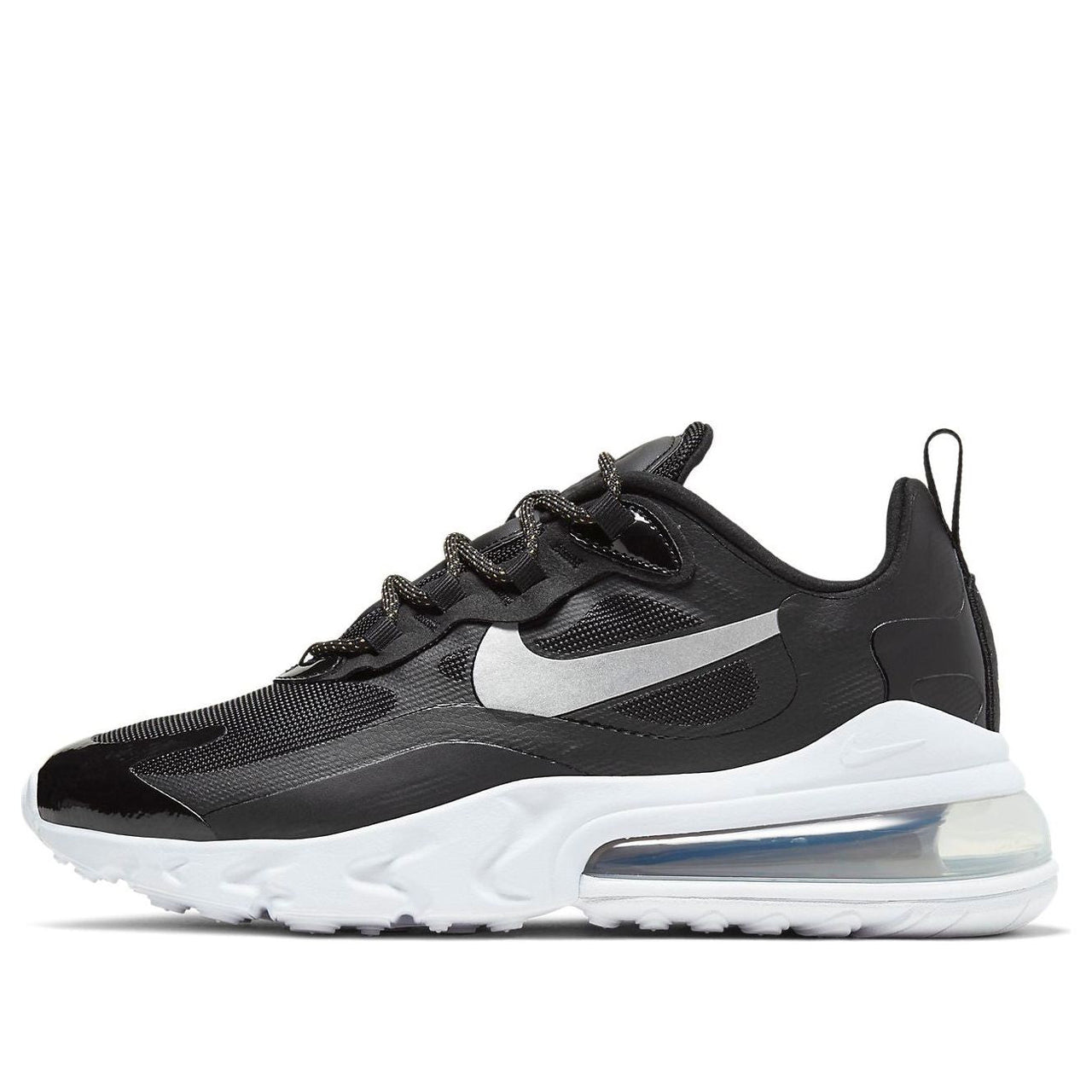 (WMNS) Nike Air Max 270 React 'Black Metallic Silver' CT3426-001