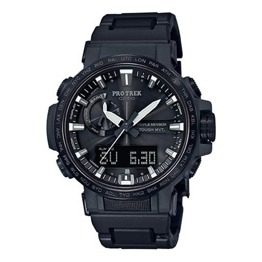 CASIO Waterproof Sports Solar Powered Mens Black PRW-60FC-1APR