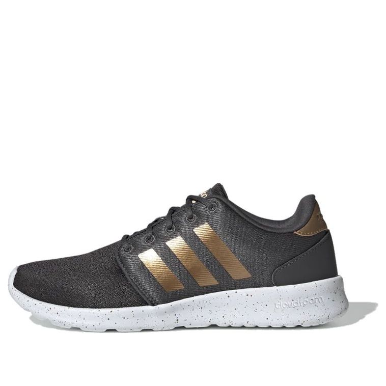 (WMNS) adidas neo Qt Racer Black/Gold EG8480